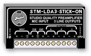 RDL STM-LDA3 Studio Quality Microphone Preamplifier with phantom