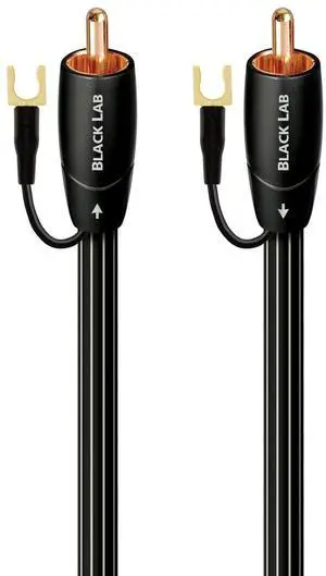 AudioQuest 3m Black Lab RCA Audio Cable Black - Audio Cables (RCA, RCA, Copper, 3 m, Black)