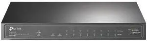 TP-Link TL-SG1210P | 8 Port Gigabit PoE Switch | 8 PoE+ Ports @63W, w/ 1 Uplink Gigabit Port + 1 SFP Slot | Desktop/Wall-Mount | Plug & Play | 3 Year Manufacturer Warranty | Traffic Optimization