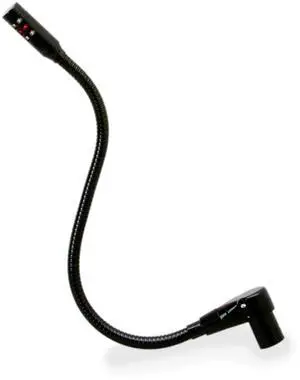 Hosa LTE-503XLR4 LED Console Lamp with Right-angle 4-pin XLR4 Male Connector - 15 inch