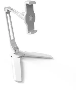 Kanto DS250W Smartphone and Tablet Stand for Devices up to 7.5 inches Wide | Includes 2 Mounting Brackets | White