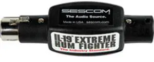 Sescom IL-19 Inline Audio Hum Eliminator