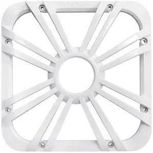 Kicker 10-inch (25cm) Square Subwoofer Grille for 11S10L7,LED, White