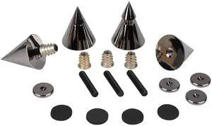 Dayton Audio DSS4-BC Black Chrome Speaker Spike Set 4 Pcs.
