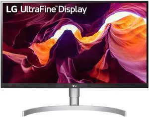 LG 27UL850-W 27 Inch UltraFine (3840 x 2160) IPS Display with VESA DisplayHDR 400 and USB Type-C Connectivity, White