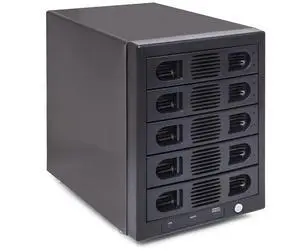 Syba 10000GB 5 Bay Tool Less Tray Hot Swappable 2.5" 3.5" SATA III RAID HDD External USB 3.0 Enclosure Windows MacOS SY-ENC50118