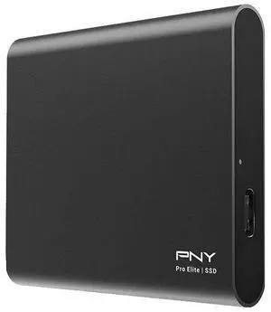 PNY Pro Elite 1TB USB 3.1 Gen 2 Type-C Portable Solid State Drive  (PSD0CS2060-1TB-RB)