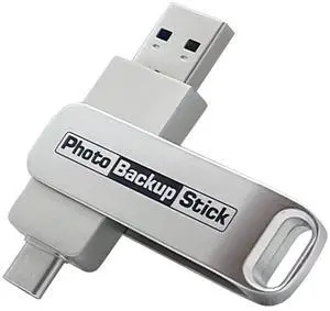 Photo Backup Stick for Android (128GB) - Back Up Photos and Videos from Android Phones & Tablets