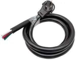 Parkworld 68383 Welder Power Cord NEMA 14-60 Plug Male Generator Replacement Cord, UL Listed (14-60P, 8FT)