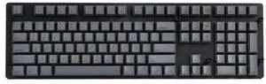 Qisan PBT Keycaps 108 Key Cherry Profile Keycap Set Dye-subbed for 61/87/104/108 MX Switches Mechanical Gaming Keyboard (Dark Grey)