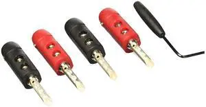 AudioQuest SureGrip BFA Silver (2 pairs) Banana Plugs