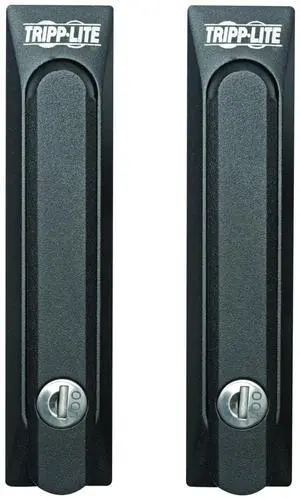 Tripp Lite Replacement Lock Rack Enclosure Server Cabinet, 2 Keys, Compatible with SmartRack Enclosures, Version 1 (SRHANDLE1),Black