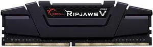 G.SKILL Ripjaws V Series (XMP) DDR4 RAM 32GB (1x32GB) 3200MT/s CL16-18-18-38 1.35V Intel AMD Desktop Computer Memory UDIMM - Black (F4-3200C16S-32GVK)
