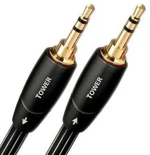 AudioQuest Tower Stereo Mini-to-Mini Cable with 3.5mm Plugs - 2 Meters/6.6 feet