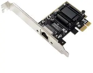 IO CREST Single Port Gigabit Ethernet PCI-e x1 Intel I211 Controller Card (SY-PEX24067)