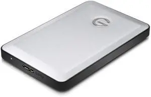 G-Technology 2TB G-DRIVE mobile USB 3.0 Portable External Hard Drive, Silver - 0G06072-1