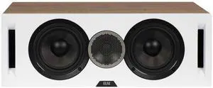 ELAC Debut Reference C5.2 Center Channel Speaker - White Baffle, Oak Cabinet