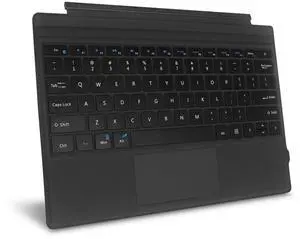 Fintie Type Cover for Microsoft Surface Pro 7 Plus, Surface Pro 7/6/5/4/3, Ultrathin Portable Wireless Bluetooth Keyboard with Built-in Rechargeable Battery (Black)