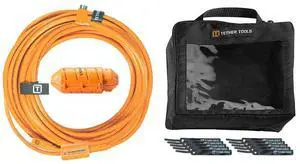 Tether Tools TetherBoost Pro 31' USB-C to Micro-B Cable, Orange - Right Angle