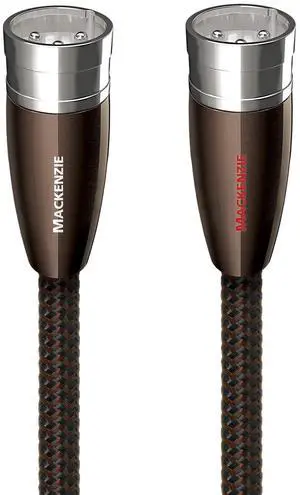 AudioQuest 0.5m Mackenzie XLR Audio Cable 0.5 m XLR (3-pin) Black - Audio Cables (XLR (3-pin), XLR (3-pin), 0.5 m, Black)