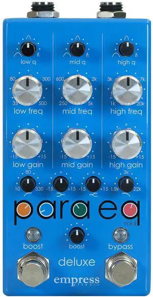 Empress Effects ParaEq MKII Pedal (MKII Deluxe)