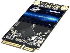 Dogfish mSATA SSD 500GB 3D NAND TLC SATA III 6 Gb/s, mSATA (30x50.9mm) Internal Solid State Drive - Compatible with Desktop PC Laptop - (MSATA 500GB)
