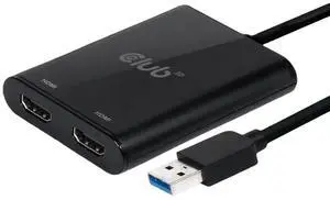 Club3D CSV-1474 USB 3.2 Gen1 Type A to HDMI Dual Monitor 4K60Hz