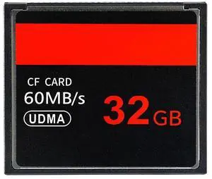 ANXILE 32GB CF Memory Card Camera CF Card UDMA High Speed 60MB/s Atable Flash Memory