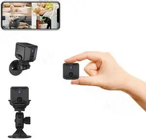 Anlork Mini WiFi Hidden Camera 2K HD Wireless Nanny Portable Security Cameras, Motion Detection Alerts, Auto Night Vision, 120 Days Standby,Cloud Storage, Surveillance Cam for Home Indoor