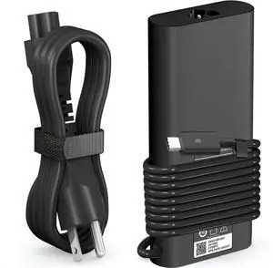 130W USB C Laptop Charger for Dell Laptop Charger Type C Slim AC Power Cord for Dell Precision 5550 5560 5570 5750 3560 XPS 15 9500 9575, XPS 17, Latitude 7410 7310 Dell USB C