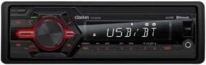 CLARION FZ309 Car Stereo Media Player (Does NOT Play CD) Single Din, Bluetooth, Remote Control, AM-FM, 45 WTS x 4, Front USB and AUX inputs, Equalizer, Detachable Front, USB Charge 1A