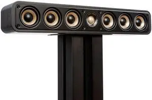 Polk Signature Elite ES35 Slim Center Channel Speaker - Hi-Res Audio Certified, Dolby Atmos & DTS:X Compatible, 1" Tweeter & (6) 3" Woofers, Dual Power Port for Effortless Bass, Stunning Black