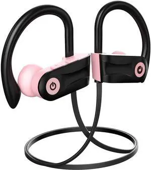 Otium Bluetooth Headphones Wireless Earbuds Headsets Wireless Earbuds Bluetooth Earphones IPX7 Waterproof 15 Hours Playtime Running Sports Workout