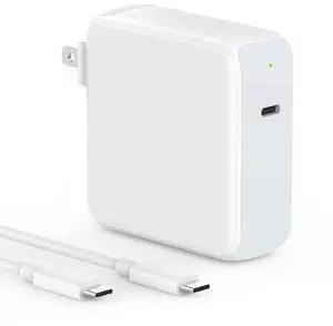 10ft Charger for MacBook Pro/Air 16, 15, 14, 13 inch 2025, 2024, 2023, 2022, 2021, 2020, M1 M2 M3 M4, 96W USB C Power Adapter, LED, 100W USB-C Cable Charging as Fast as Original Quality