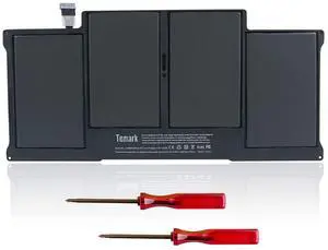 Temark A1496 Laptop Battery Replacement for MacBook Air 13 inch A1466 (Mid 2012, Mid 2013, Early 2014, Early 2015) A1369 (Late 2010, Mid 2011 Version)