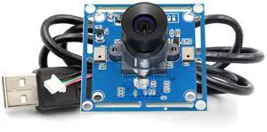 BUBCOS Camera Module Imx323 Sensor 2.0 Cmos Sensor Low Light H. 264 Lightburn Camera with Microphone, 0.01lux OTG Uvc Plug & Play Free Drive for Raspberry Pi Camera