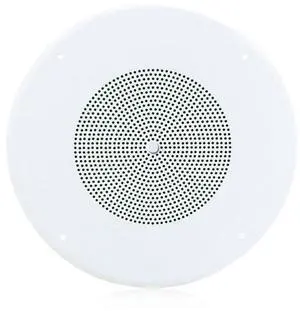 AtlasIED 8" Dual Cone in-Ceiling Speaker with 25V/70V 5-Watt Transformer and 62-8 Baffle with Volume Control