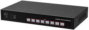 8 Port 10G SFP+ Ethernet Switch Unmanaged, Support 1.25G/2.5G/10G SFP Module, 160Gbps Bandwidth, Desktop Wallmount Metal Fanless, Plug&Play