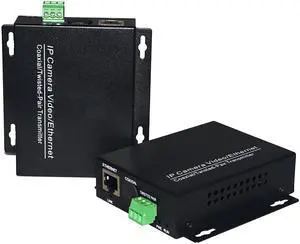 Hebbeko IP Ethernet Extenders Over Twisted Pair Telephone Wires Phone Lines up to 1Km for HD Network IP Camera, 1 Pair