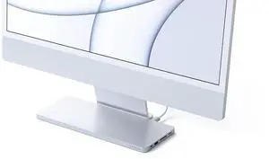 Satechi USB C Slim Dock for 24 iMac with Tool-Free Enclosure for M.2 PCIe NVMe and SATA SSDs USB C Data Port, USB A, 2 USB 2.0, Micro/SD Card Reader (Silver)