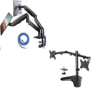 HUANUO Dual Monitor Stand for 13 to 35 inch & 13-32 inch Dual Monitor Stand for Desk