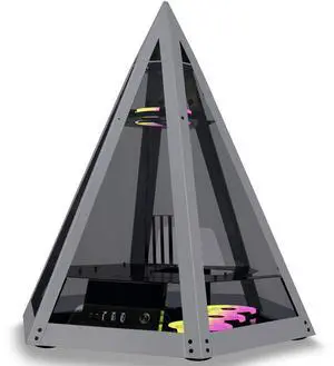 KEDIERS Diamond Pyramid ATX PC Case Innovative Gaming Computer Tower Case,C600