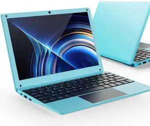 Newest 10.1" Ultral Light Laptop Computer, Quad Core Powered by Android 12.0, Portable Netbook Computer with WiFi, Webcam and Bluetooth, Mini Laptop with Bag, Mouse, and Mouse Pad for Kids&Adults