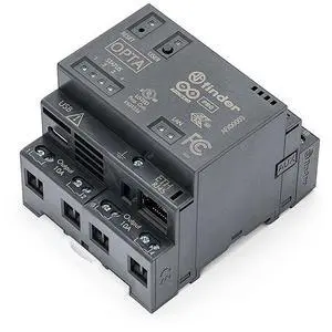 Arduino Opta Lite [AFX00003]  Compact Industrial IoT Controller with Digital I/O, Analog Inputs, Modbus Support, and Edge Computing for Automation & Control Systems