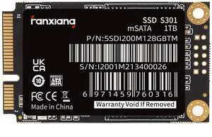 fanxiang S301 2TB mSATA SSD Mini SATA III 6Gb/s Internal Solid State Drive, 3D NAND, Compatible with Ultrabook Desktop PC Laptop
