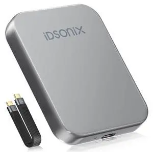 iDsonix 2TB External SSD, Portable SSD with Type-C USB 3.2 Gen 2x2 Cable & Magnetic, Up to 2000MB/s, 4K ProRes HDR Record and Store, External Solid State Drive for USB C Smartphone/Laptop/Tablets/PC