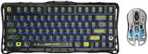 GravaStar Mercury K1 Lite Mechanical Gaming Keyboard with Mercury M1 Pro Wireless Gaming
