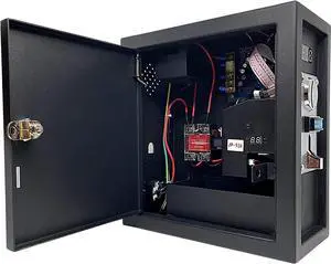 Sintron ST-002 110V Coin Operated Timer Control Power Box for Electronic Device Vending Machine, Gaming Machines, Massage Chairs, Shoe Polishers, Washing Machines, Chargers, Dryers, Auto Car Wash, PCs