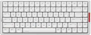 IQUNIX MQ80 Low Profile Mechanical Keyboard for Work and Gaming Tri Mode Wireless Wired CNC Aluminum Hot Swappable RGB Backlit Long Battery Life VIA Support (Silver)
