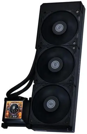 Lian-Li HydroShift LCD 360S Performance 360mm All-In-One CPU Liquid Cooler - Black